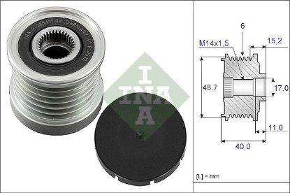 Alternator Freewheel Clutch ESPACE IV (JK0/1_) - ap4