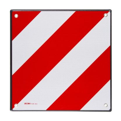Extension Set, trailer hitch bike carrier Rear Warning Sign - HISPAANIA