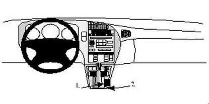 Trim Frame Saab 9-5 98-03