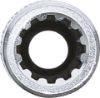 Socket Wrench Insert 1/4" Deep Socket "Gear Lock", 8 mm