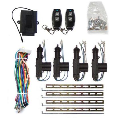 Central Locking System Keskluku komplekt 4 ust + kaugjuhtimine