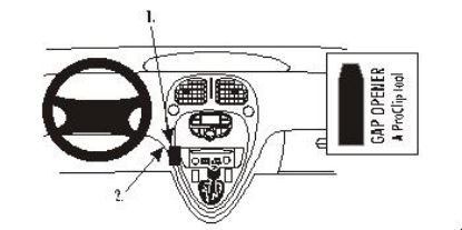 Trim Frame Citroen Picasso 00-, center