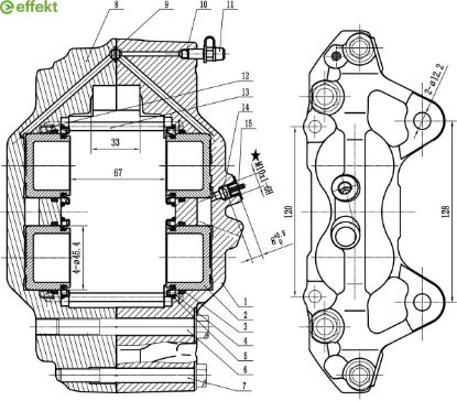 Brake Caliper TOYOTA - 47750-0K080