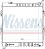 Radiator, engine cooling TOYOTA 4X4 LN110 HILUX   90-