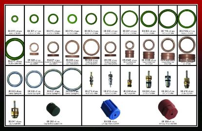 Gasket, coolant pipe A/C tarvikute komplekt Prantsuse autodele