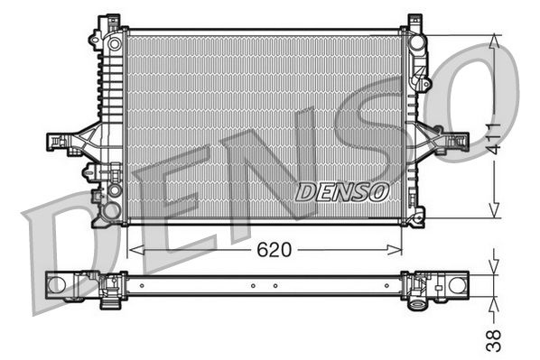 Radiator, engine cooling VOLVO C70 / S60 / S70 / V70
