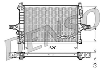 Radiator, engine cooling VOLVO C70 / S60 / S70 / V70