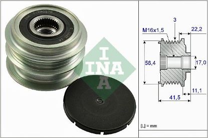 Alternator Freewheel Clutch Renault