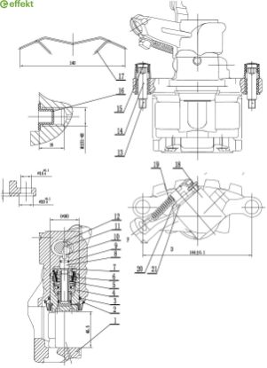 Brake Caliper GENERAL MOTORS - 93172183