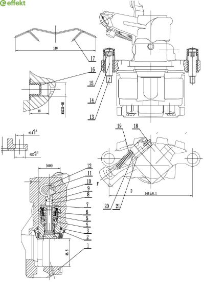 Brake Caliper GENERAL MOTORS - 93172183