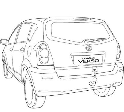 Trailer Hitch Toyota Corolla Verso 04-09 stats.