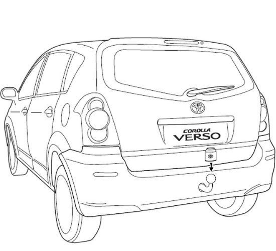 Trailer Hitch Toyota Corolla Verso 04-09 stats.