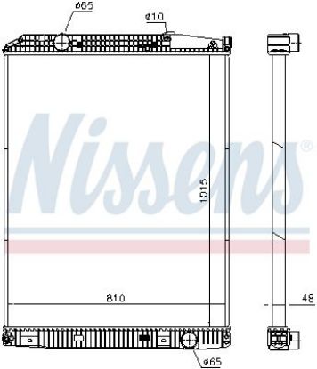 Radiator, engine cooling MERCEDES CITARO BUS 98- Radiator, engine cooling MERCEDES CITARO BUS 98-