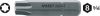 Barrier Mesh, boot-/cargo area Otsak 5/16" kuuskant Torx T40