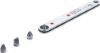 Reversible Ratchet Bit Ratchet Wrench Ultra Thin, with 2 cross- and 2 slo
