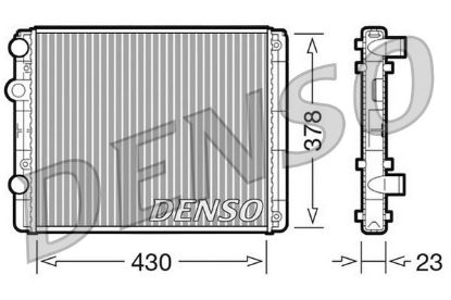 Radiator, engine cooling VOLKSWAGEN Polo IV / V / Lup