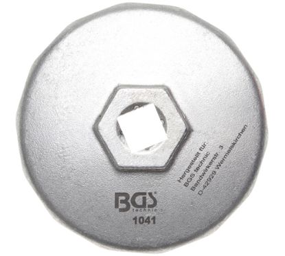 Oilfilter Spanner End Cap Oil Filter Wrench Aluminium Diecast, 74 mm