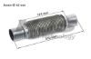 Flexible Pipe, exhaust system 42x310mm soft flex keevitatud otstega