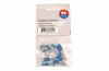 Terminal, electric universal parts plaatpistik 6.3x0.8mm sinine