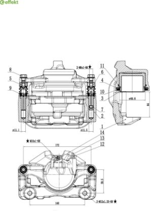 Brake Caliper Toyota