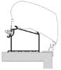 Mounting Set, roof rack Adria Caravan 2015
