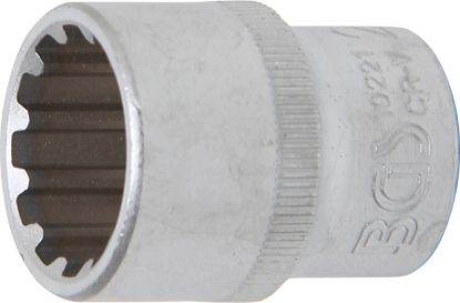 Socket Wrench Insert 1/2" Socket "Gear Lock", 21 mm