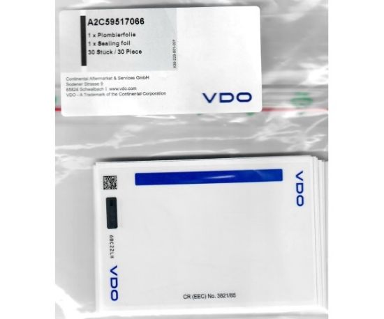 Control Unit, tachograph Kaitsekile (1pk=30tk)