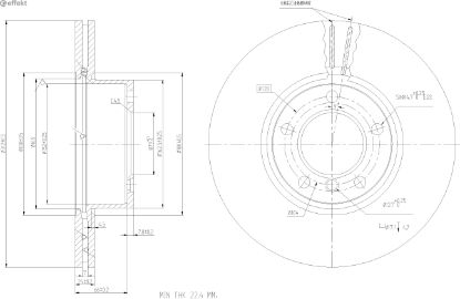 Brake Disc BMW - 34 11 6 774 875 Brake Disc BMW - 34 11 6 774 875