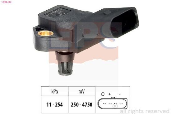 Air Pressure Sensor, altitude adaption 038 906 051 D AUDI