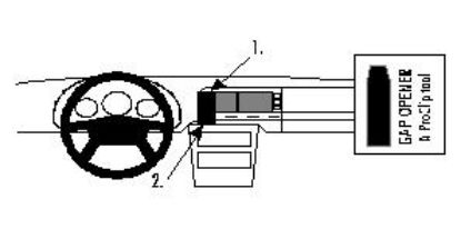 Trim Frame MB SL 89-02 keskele