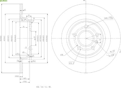 Brake Disc MERCEDES