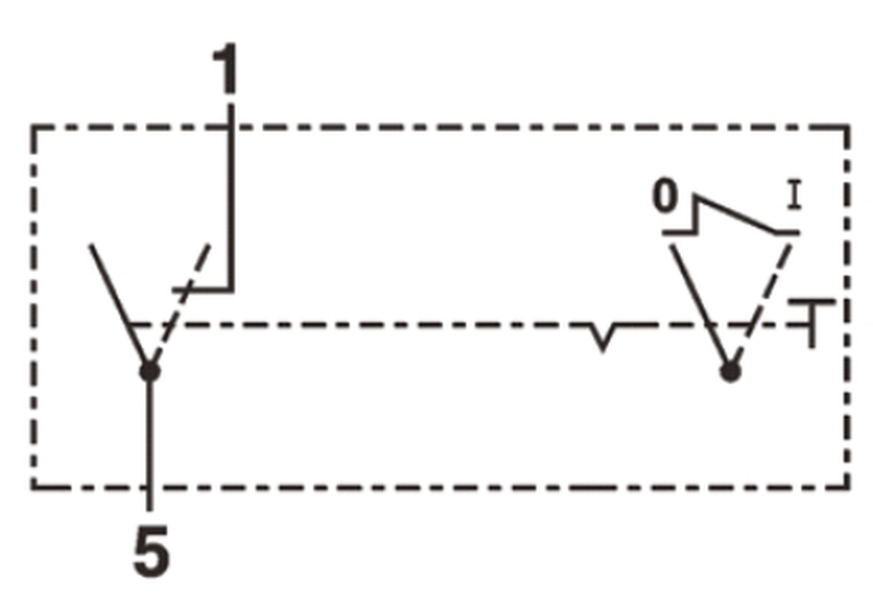 Switch 0-I 24V,8A
