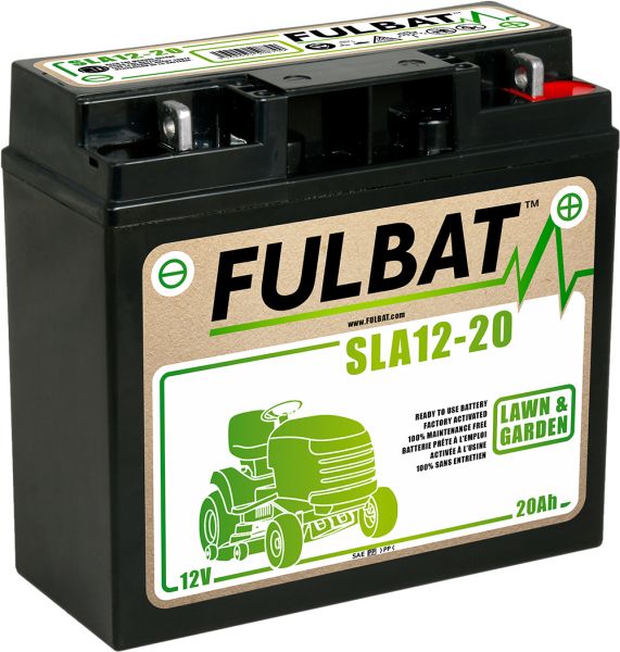 Starter Battery SLA12-20 12V 20Ah 180A 182*77*168 - +"Rider"