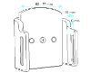 Mobile phone/PDA holder Apple iPhone 5/5S/SE 62-77mm, paksus 6-10mm