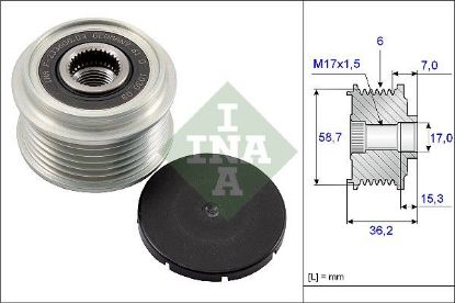 Alternator Freewheel Clutch FORD - R1 M5 T1030 0BD