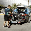 Bike Rack, trailer hitch carrier EuroWay G2 (2 rattale, 13pin)