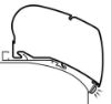Mounting Set, roof rack LED Mounting Rail TO 6300/6200/9200