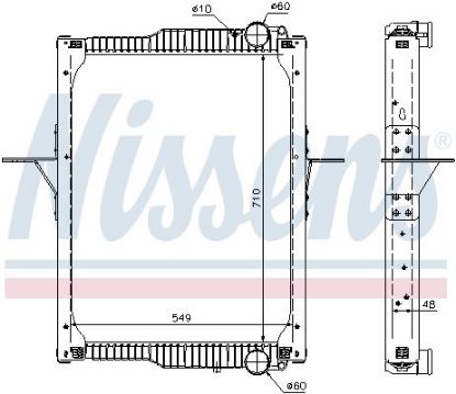 Radiator, engine cooling VOLVO FL 06-