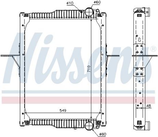 Radiator, engine cooling VOLVO FL 06-