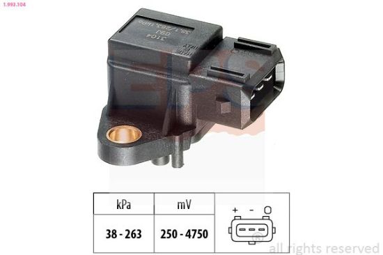 Air Pressure Sensor, altitude adaption MB - 011 542 07 17