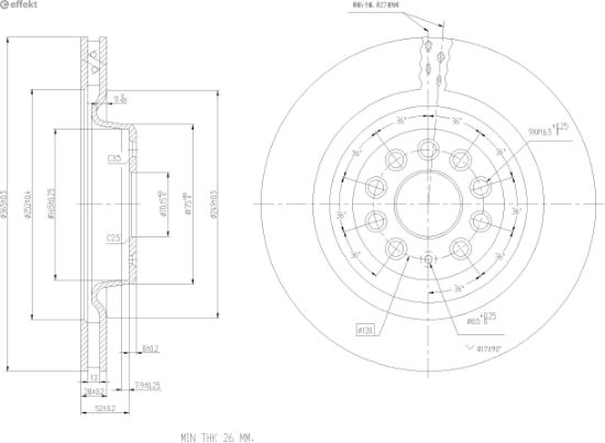 Brake Disc Tesla