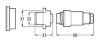Cable Connector Kit Pistikupesa+ pistik 2, IP67