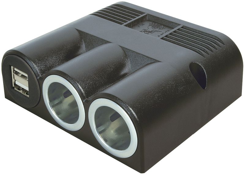 Socket 2x sigaretisüütaja + 2x USB A (2x2,5A, MAX 4,4A)