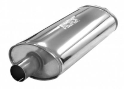 Centre/Rear Muffler Pütt big 2" RV ovaal 115/185mm L=420mm