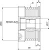Alternator Freewheel Clutch Volvo - 30667878