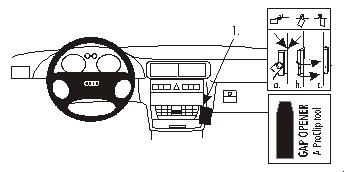 Trim Frame Audi A3 97-