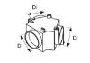 Air distributer, auxilliary heater Y-HARU 90x90x90mm seadistuslabaga