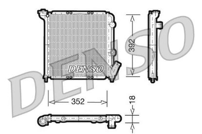 Radiator, engine cooling RENAULT R 5 Super / R9 / 11 Radiator, engine cooling RENAULT R 5 Super / R9 / 11