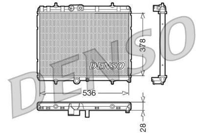 Radiator, engine cooling PEUGEOT 307 / CITROEN C4 Cou Radiator, engine cooling PEUGEOT 307 / CITROEN C4 Cou