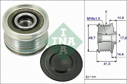 Alternator Freewheel Clutch MERCEDES-BENZ - 639 150 02 50